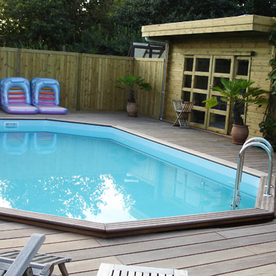 Piscina de madera GARDIPOOL OVALADA Piscina de madera GARDIPOOL OVALADA