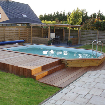 Piscina de madera GARDIPOOL RECTANGULAR Piscina de madera GARDIPOOL RECTANGULAR