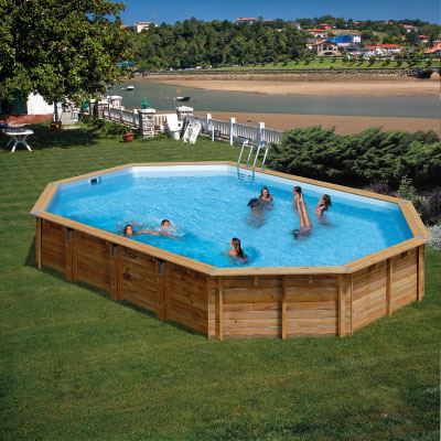 Piscinas madera ovalada SUNBAY AVILA Piscinas madera ovalada SUNBAY AVILA