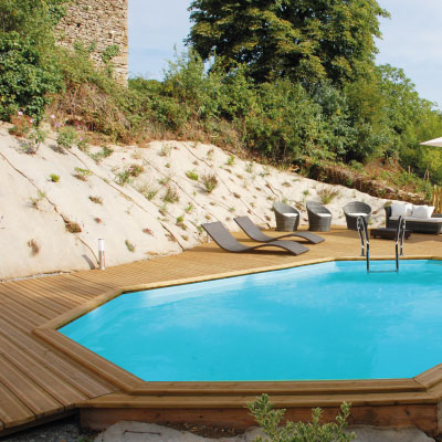 Piscinas madera ovalada SUNBAY SAFRAN Piscinas madera ovalada SUNBAY SAFRAN
