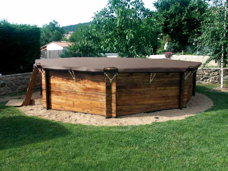 Cubierta especial para piscinas elevadas Grille Wood Cubierta especial para piscinas elevadas Grille Wood