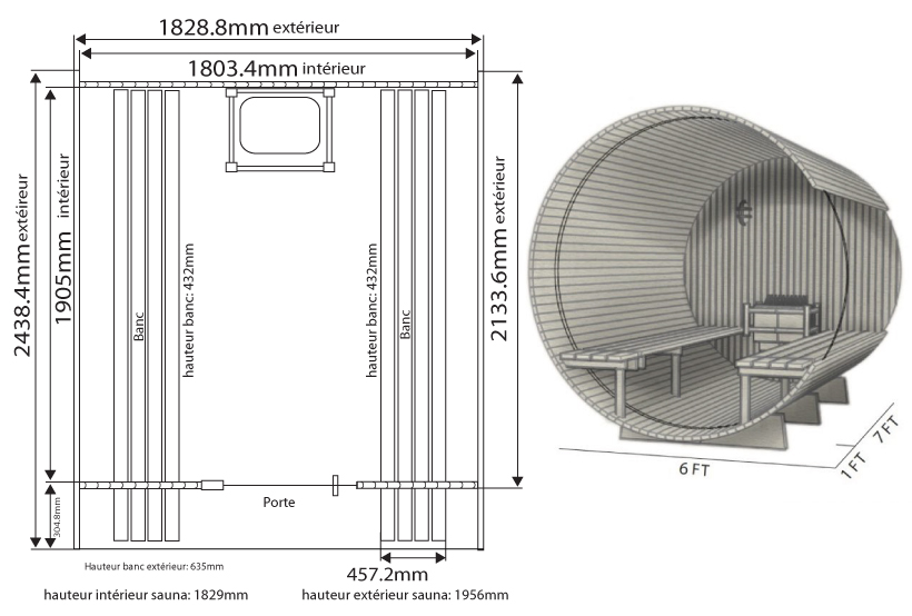 Dimensiones barrel weston  Dimensiones barrel weston