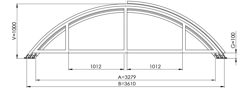 Dimensiones silueta M  Dimensiones silueta M