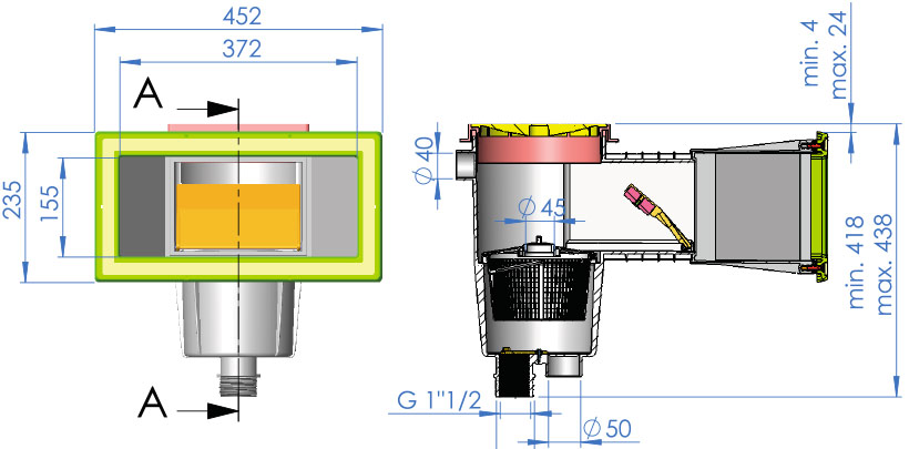 Skimmer liner 1  Skimmer liner 1