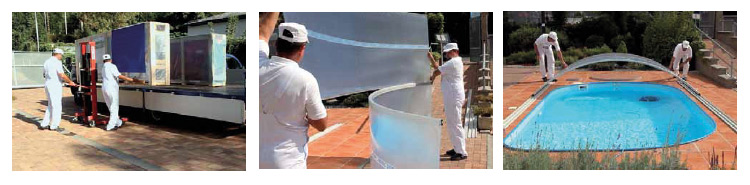 Montaje de la cubierta silueta Montaje de la cubierta silueta