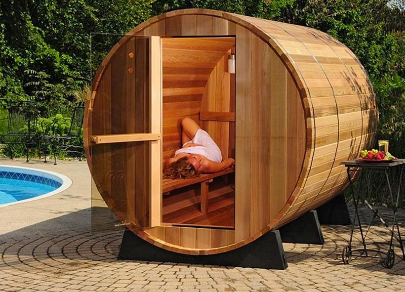 Sauna barrel lewisburg al exterior Sauna barrel lewisburg al exterior